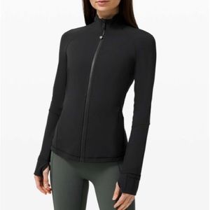 lululemon Nulu Fold Zip Jacket Black Size 10 NWT